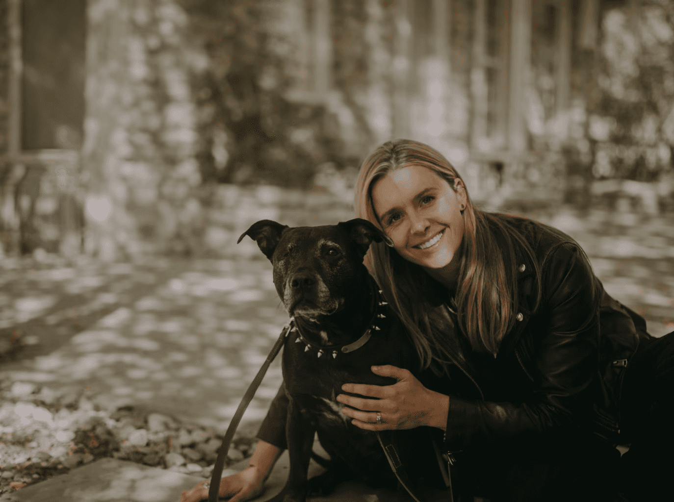 Woman with color palette