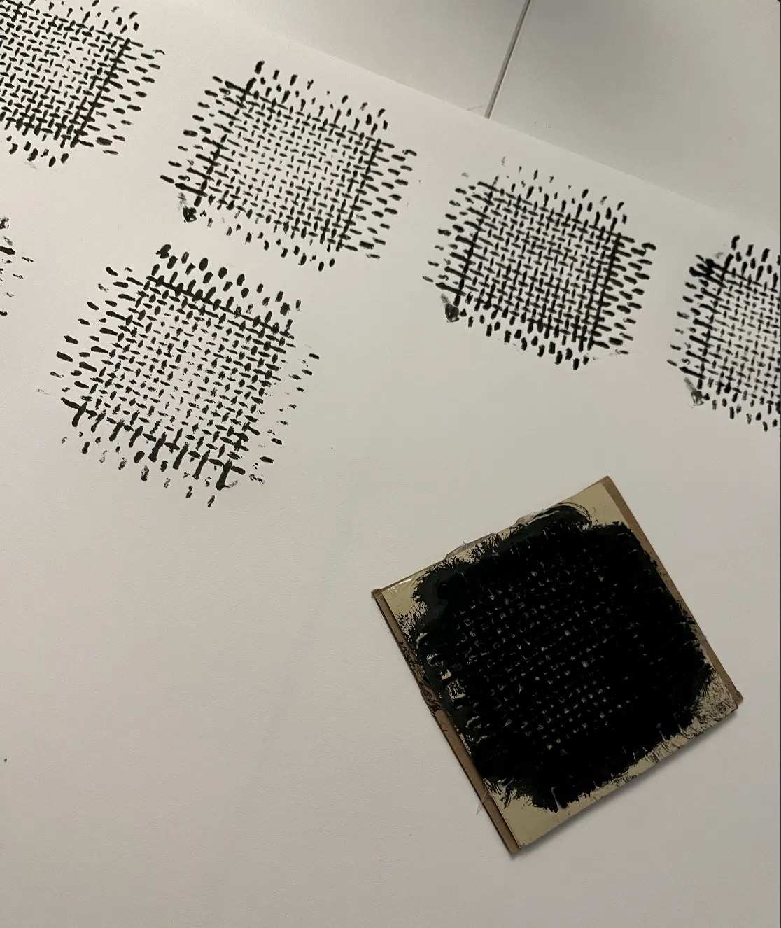 Stamp on paper