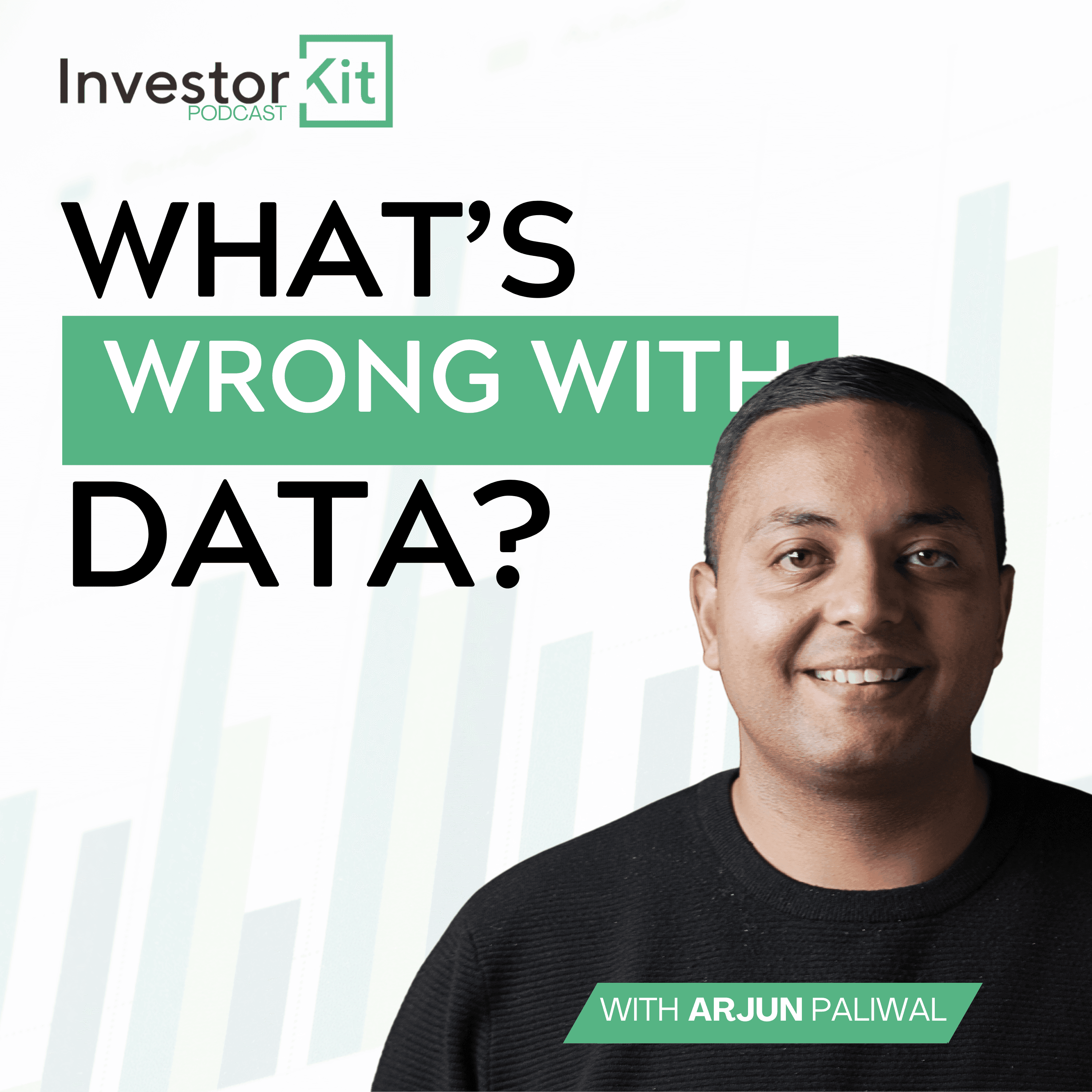 What's Wrong With Data? podcast title with speaker