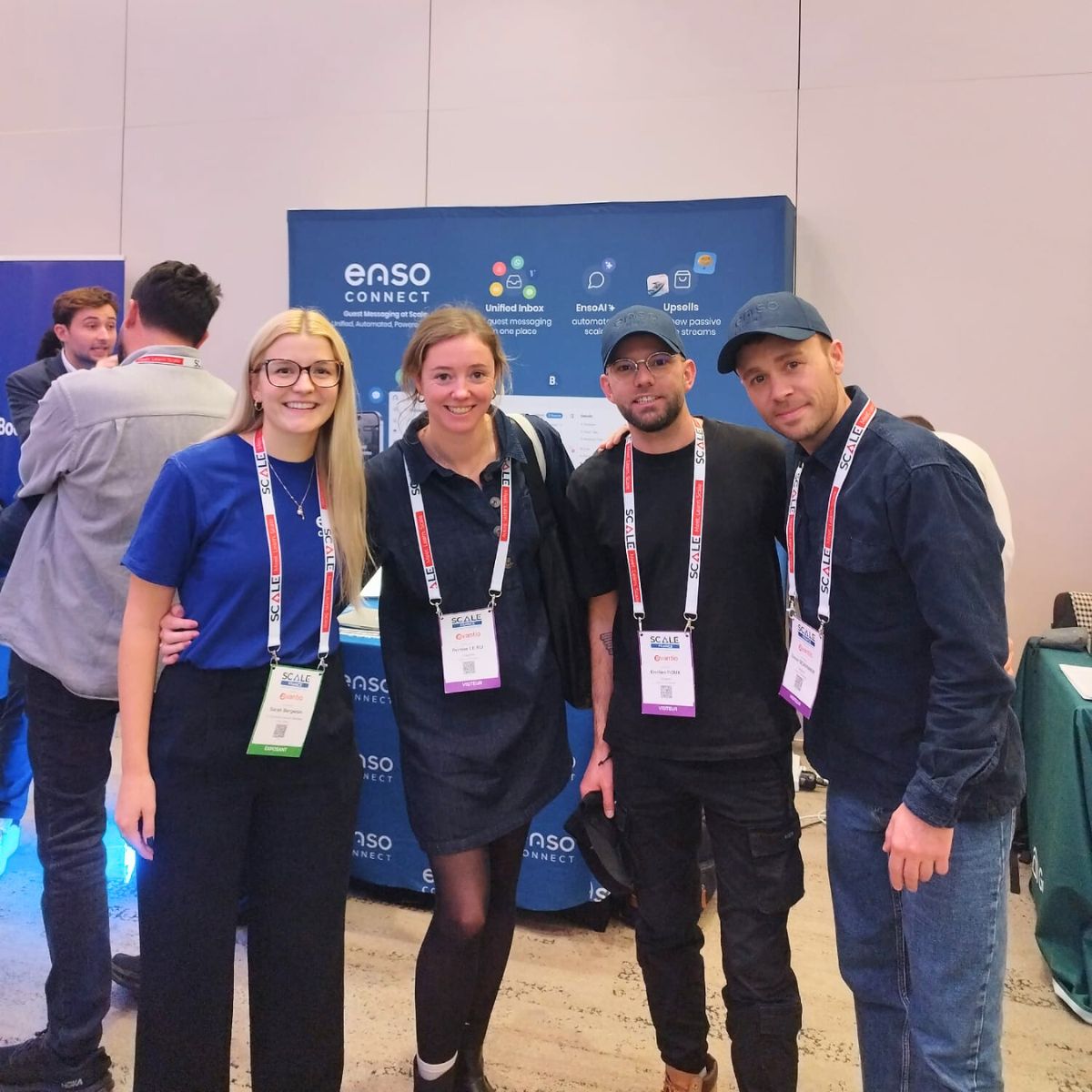 Check In Conciergerie and Enso Connect Team at Scale France Conference