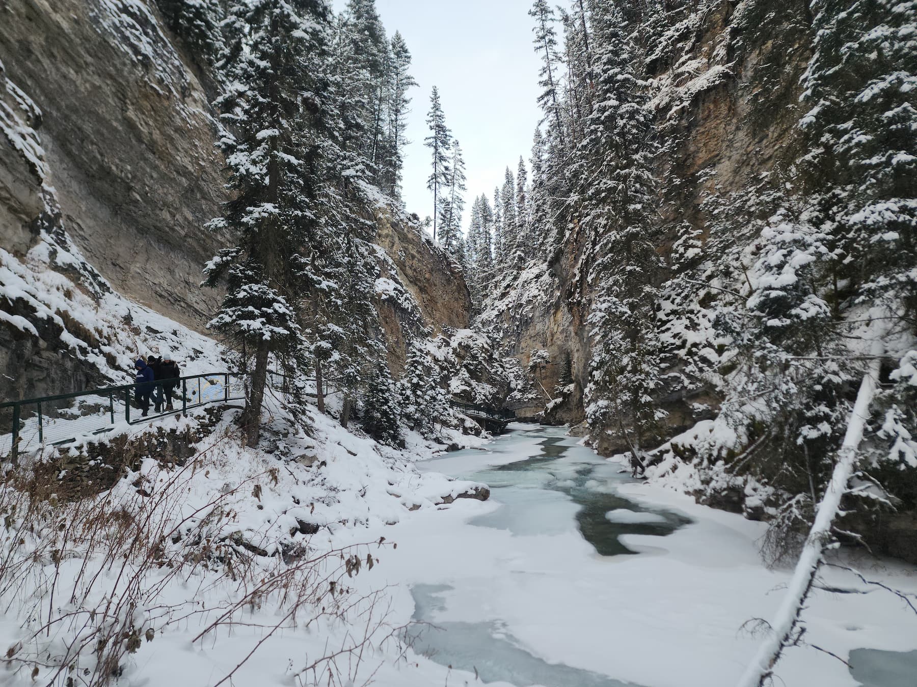 Johnston Canyon Winter
