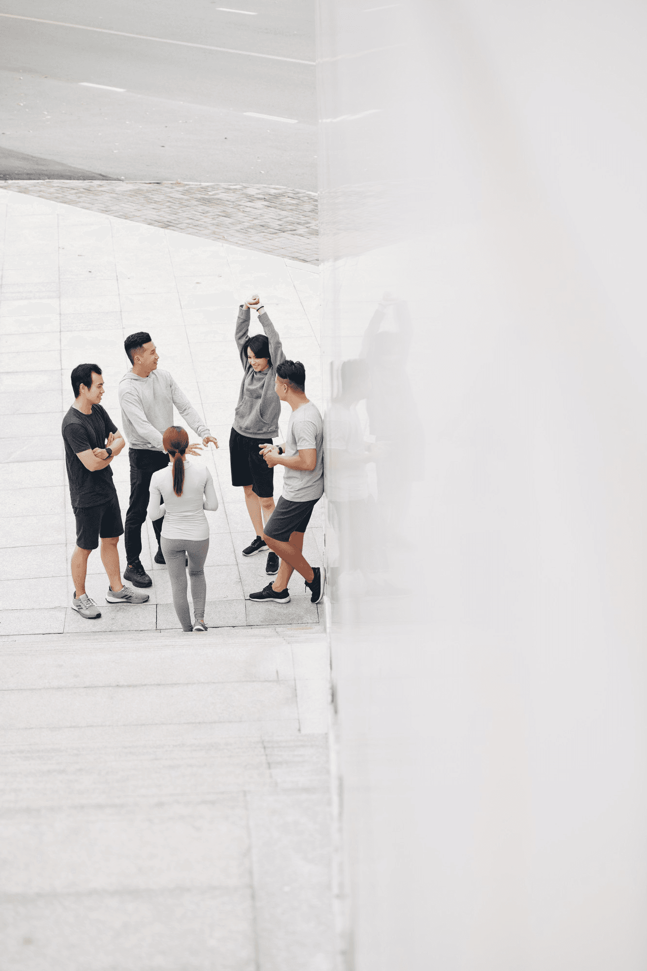 outside of an apartment