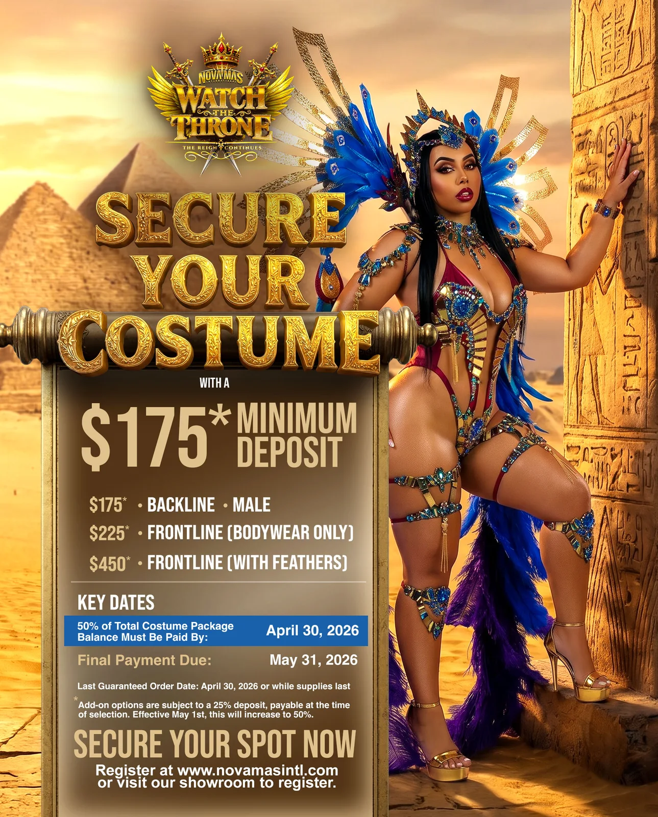 Secure your costume / Campaign artwork