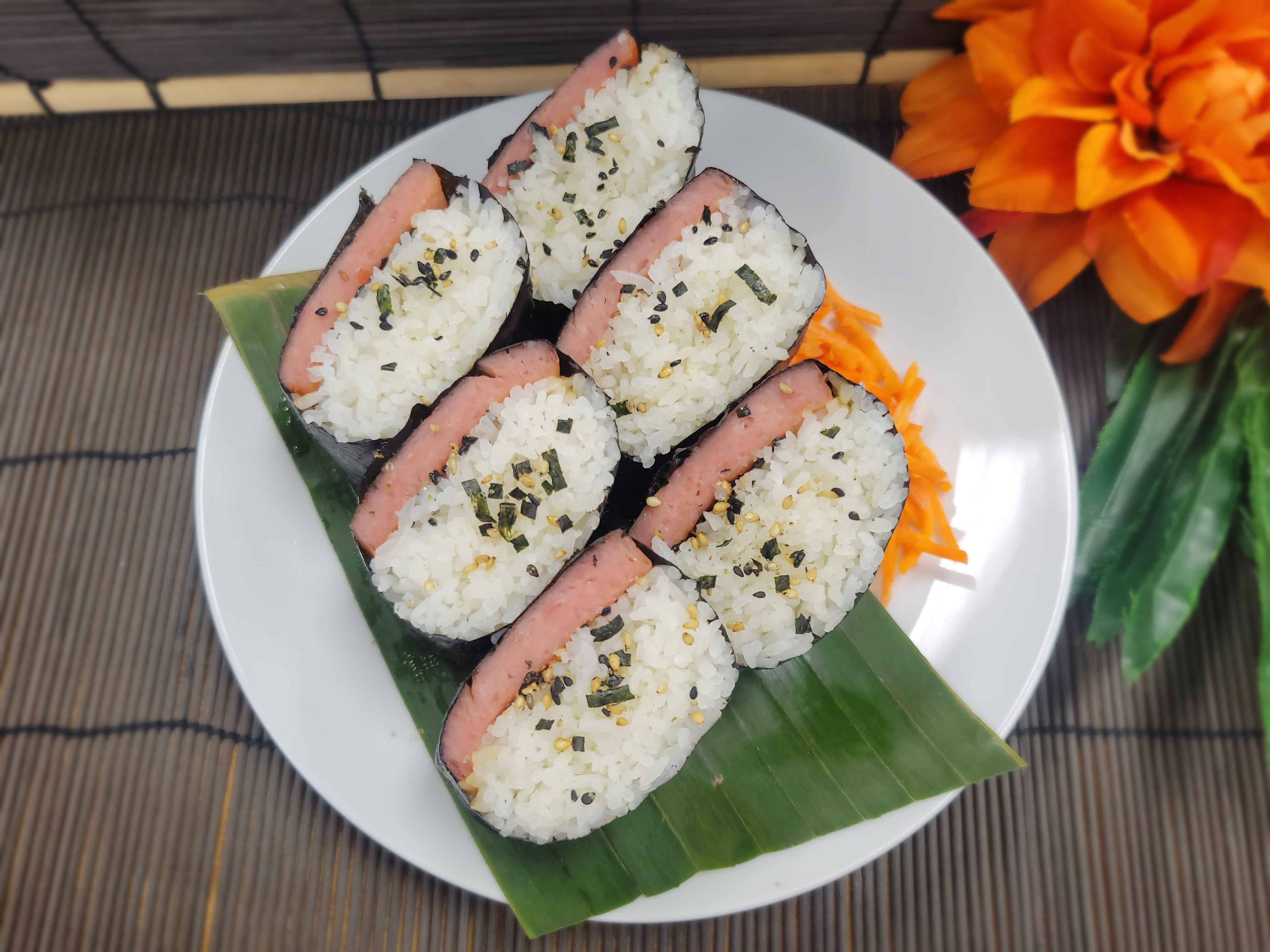 Authentic Spam Musubi (3pc) | Buddha Bruddah Seattle, Kirkland