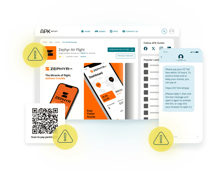 Threat detected via conversation