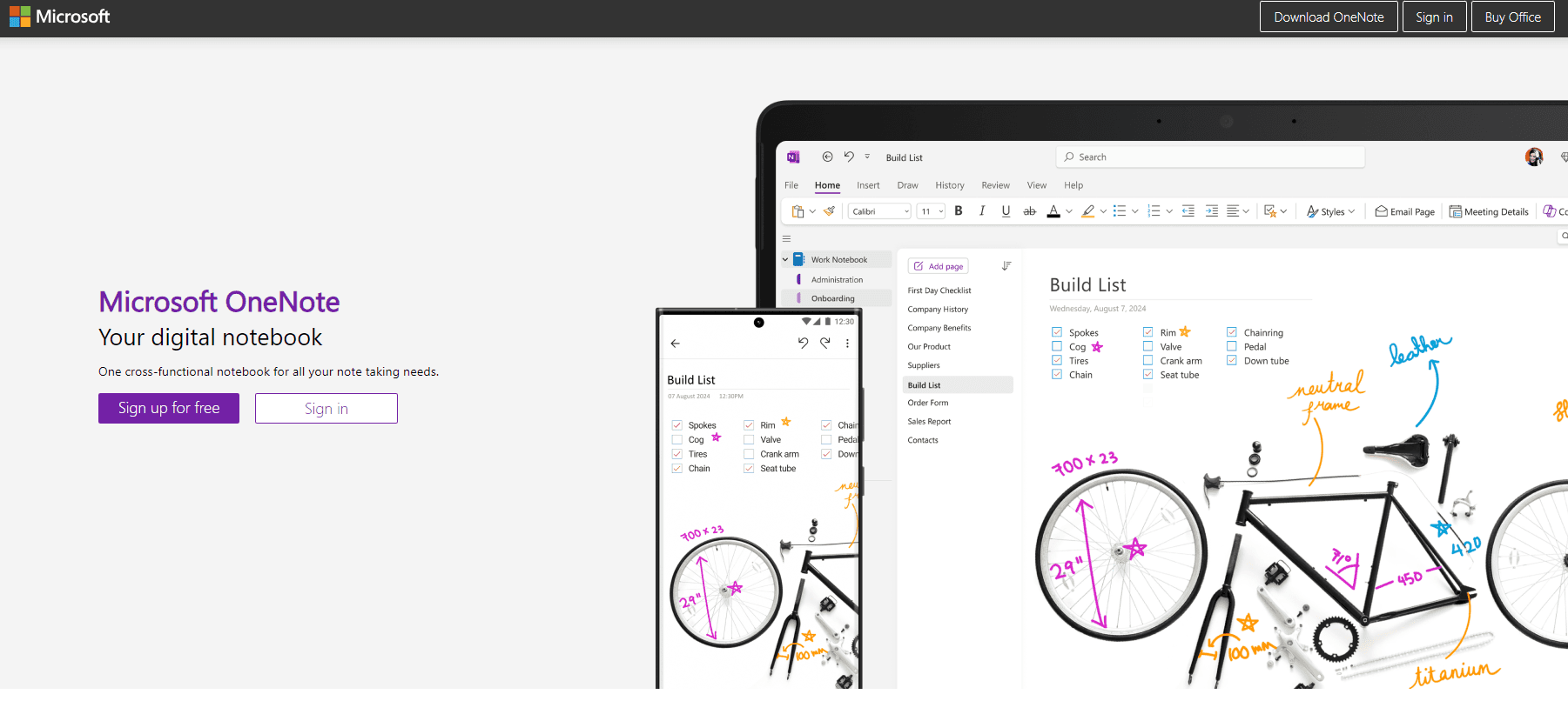 OneNote - Academic Research Software