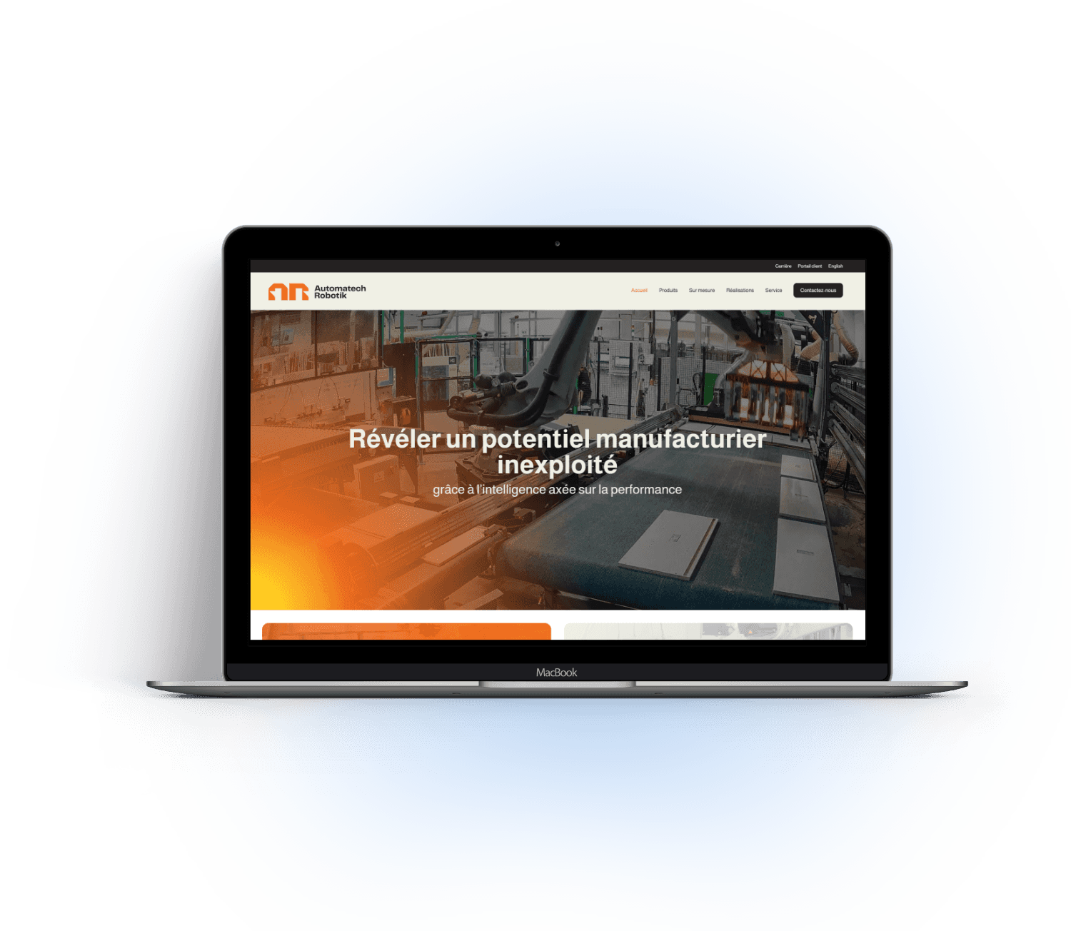 Conception web pour la PME Automatech Robotik