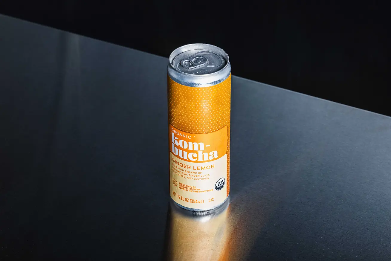 Ginger Lemon Kombucha