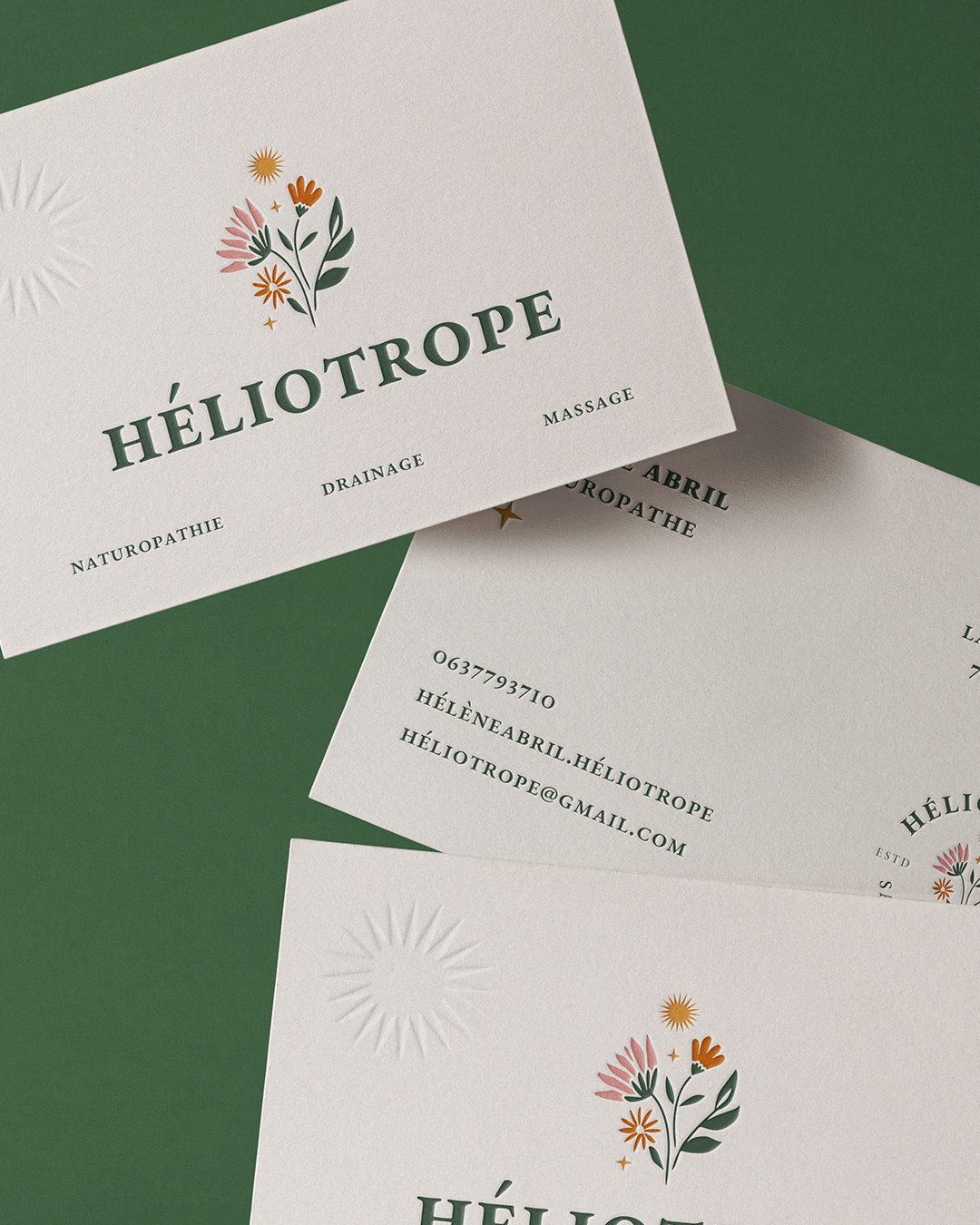 Identité visuelle pour cabinet de naturopathie par Madora Studio