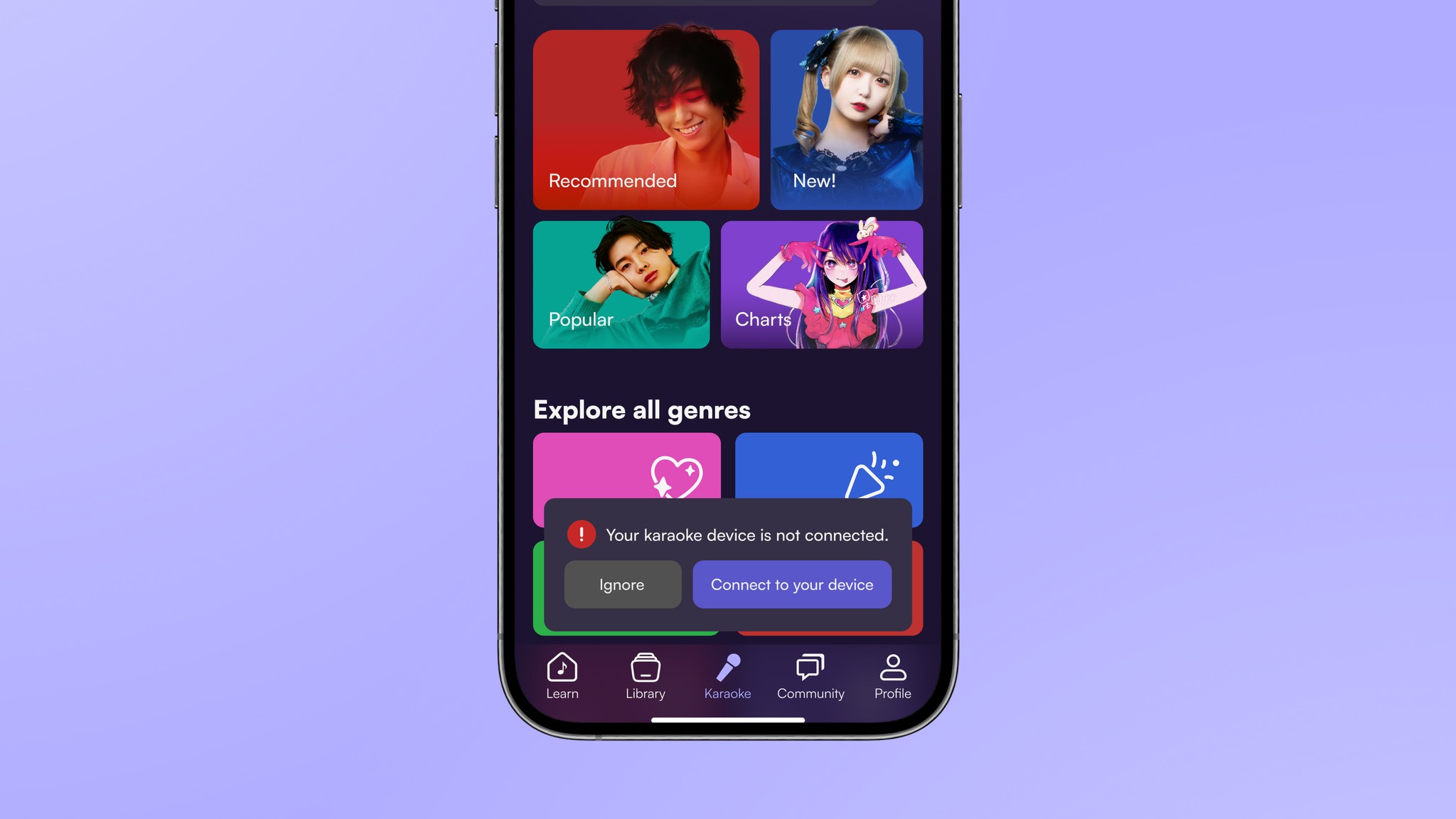 karaoke pairing after