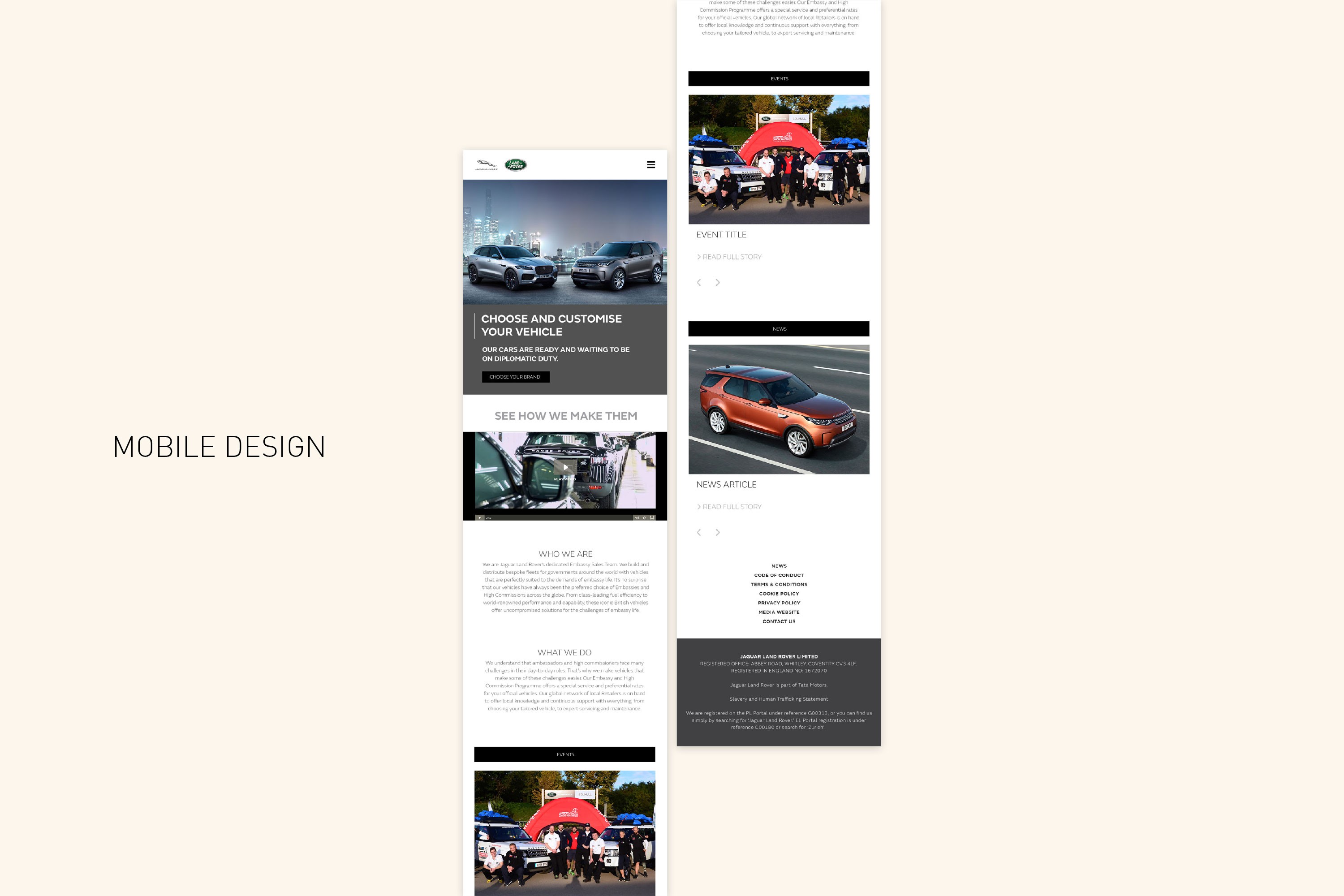 JLR Mobile Design