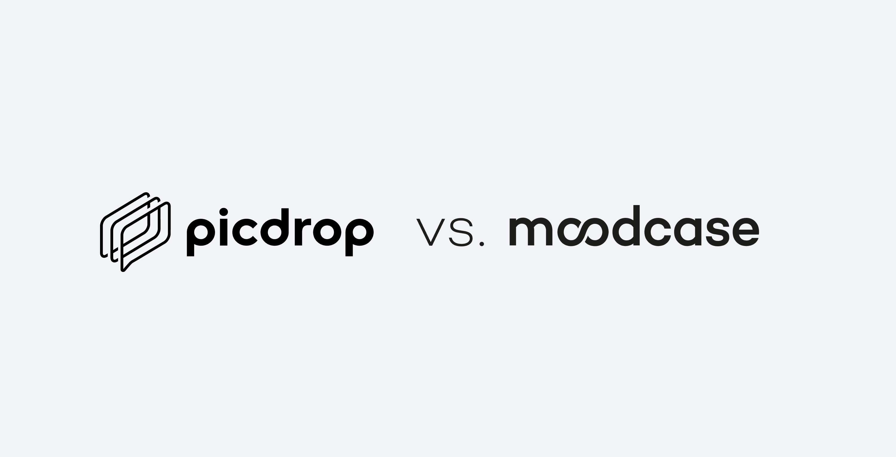 comparison of picdrop and moodcase visual asset management platforms