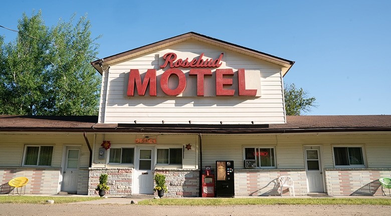 The Schitts Creek Motel for Zoom Background