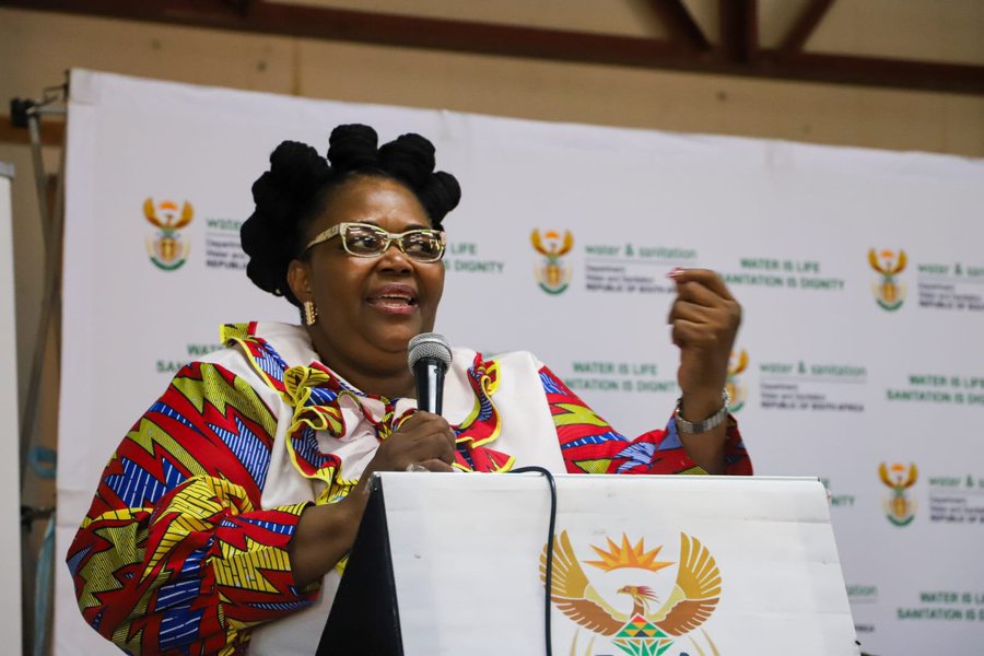 Photo:Minister Majodina warns water crisis is now a threat to economic growth – South African Daily