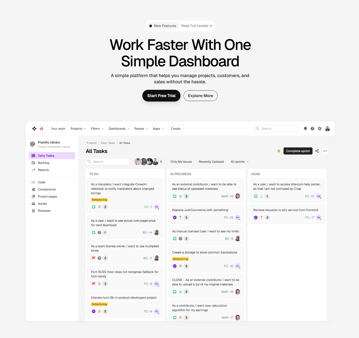 Framer Hero Component