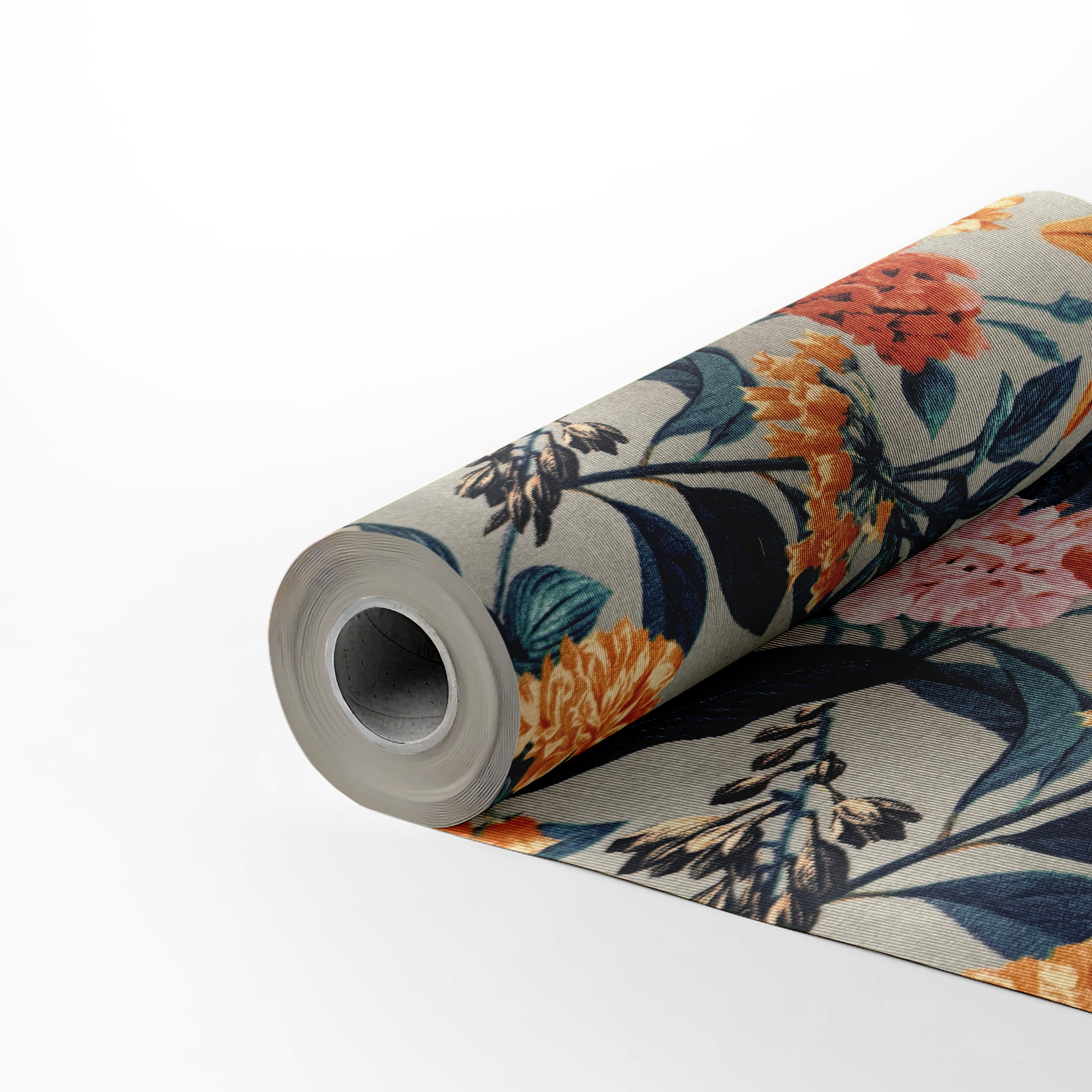 rolo tecido tropicana cinza 