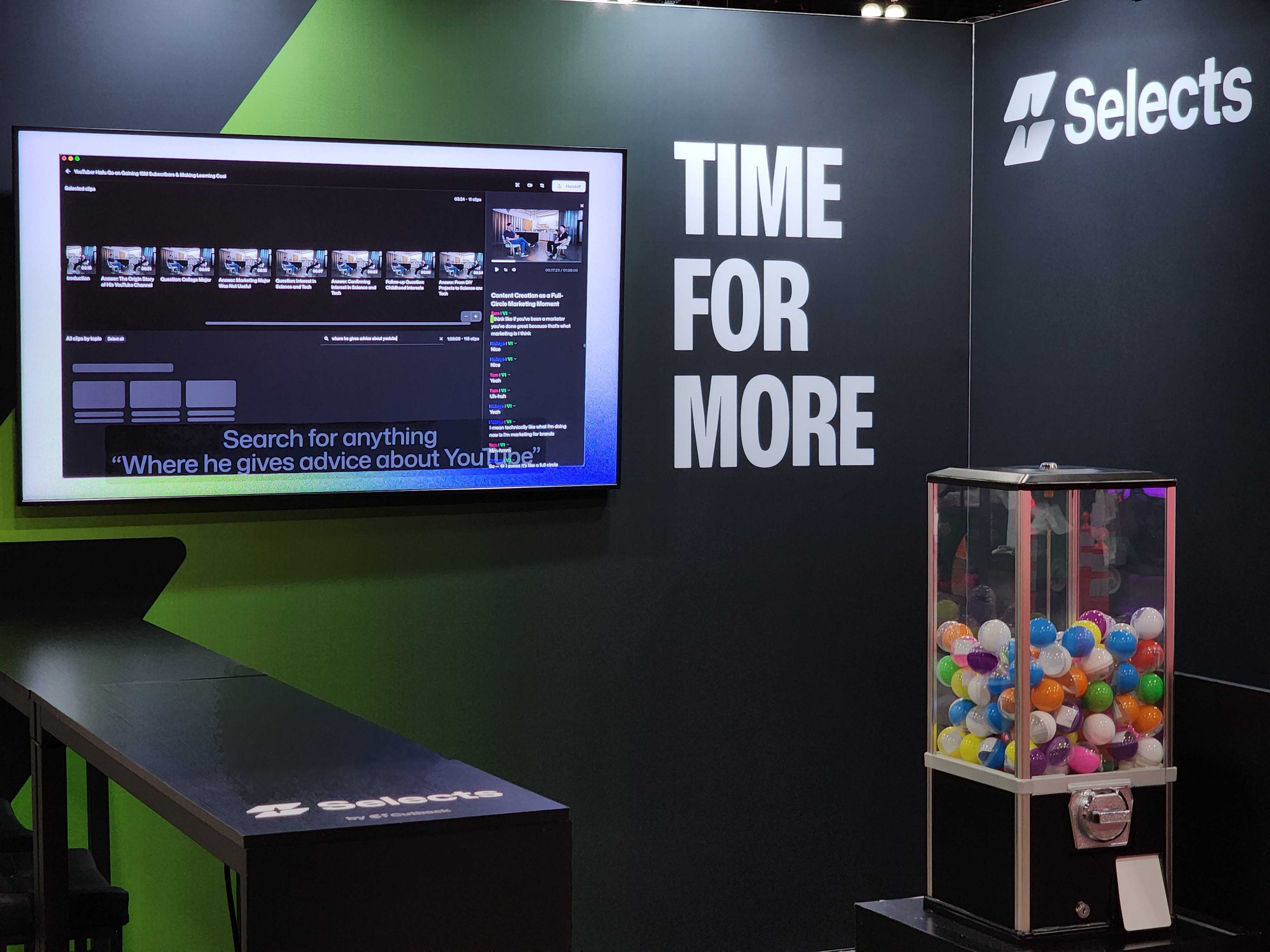 Selects booth at Adobe MAX 2025 Los Angeles
