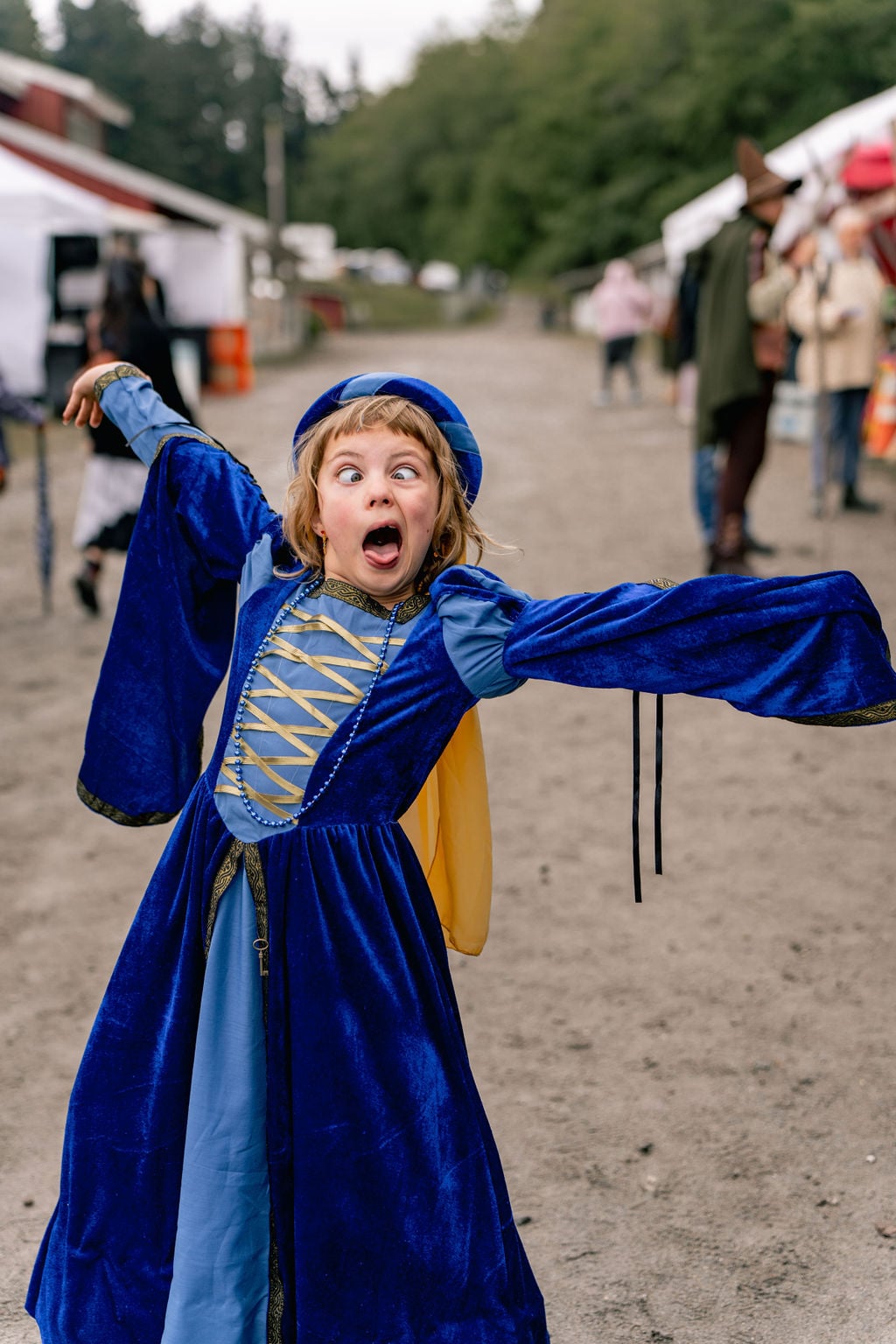 Minor guest in princess attire enjoying WRF by Ted Warner Photography