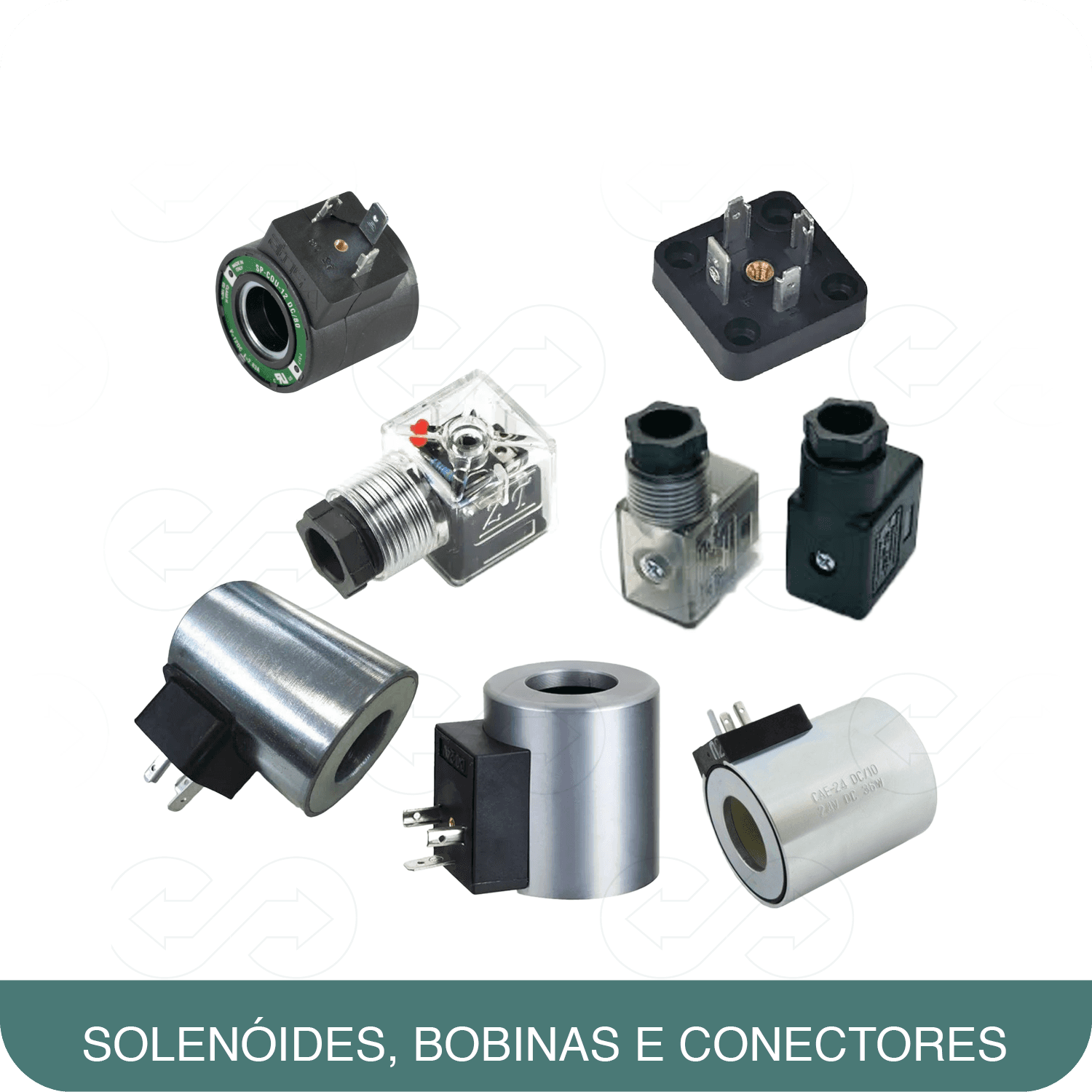 Solenóides, Bobinas e Conectores