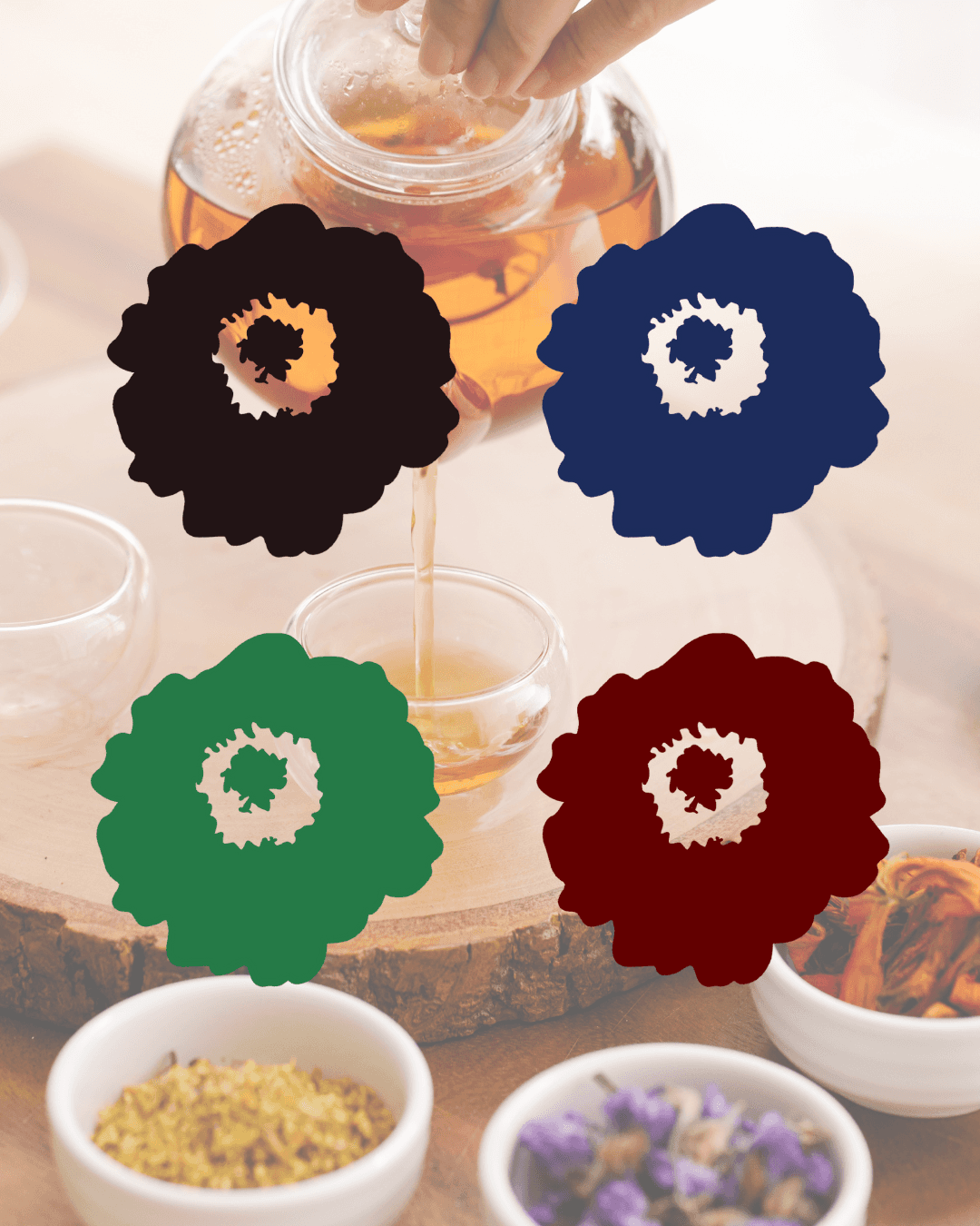 A layout of the brands logos