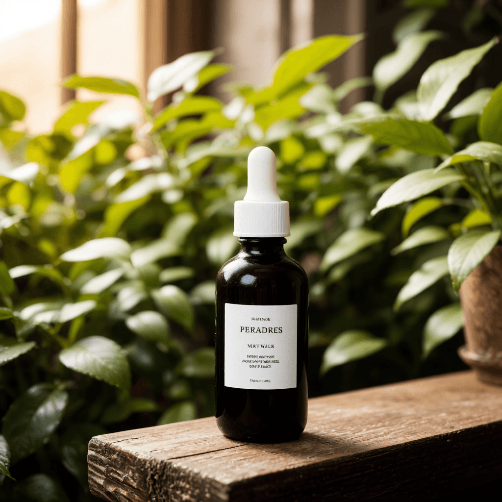 product photography of a bottle of facial serum