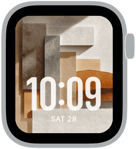 atelier stone Apple Watch face preview 1 featuring watercolor, gradient, and modern.