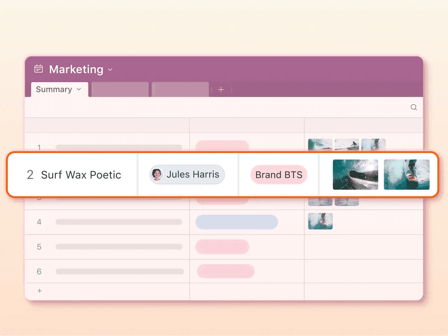 A record on Airtable’s database
