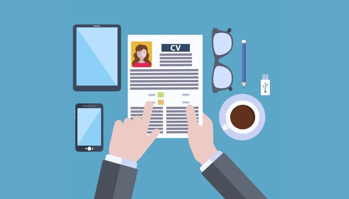 Illustration of people analyzing charts, factory systems, mobile tech, and data dashboards, symbolizing the wide range of modern career fields and how to evaluate them.