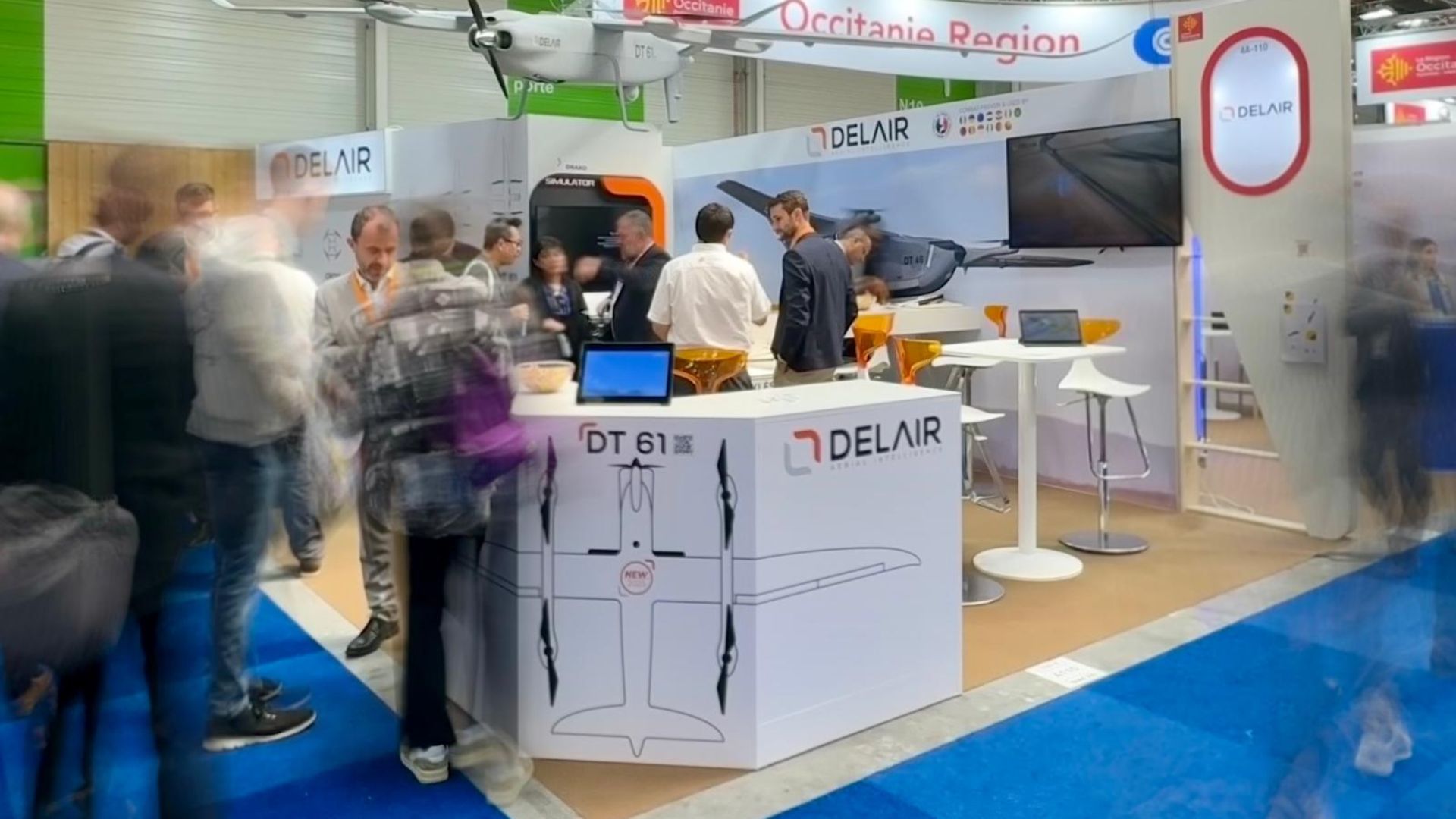 Stand Delair au SIAE par expace