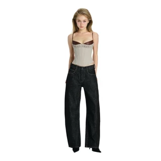 Soulie Corset Top + Nie Denim Pants Set