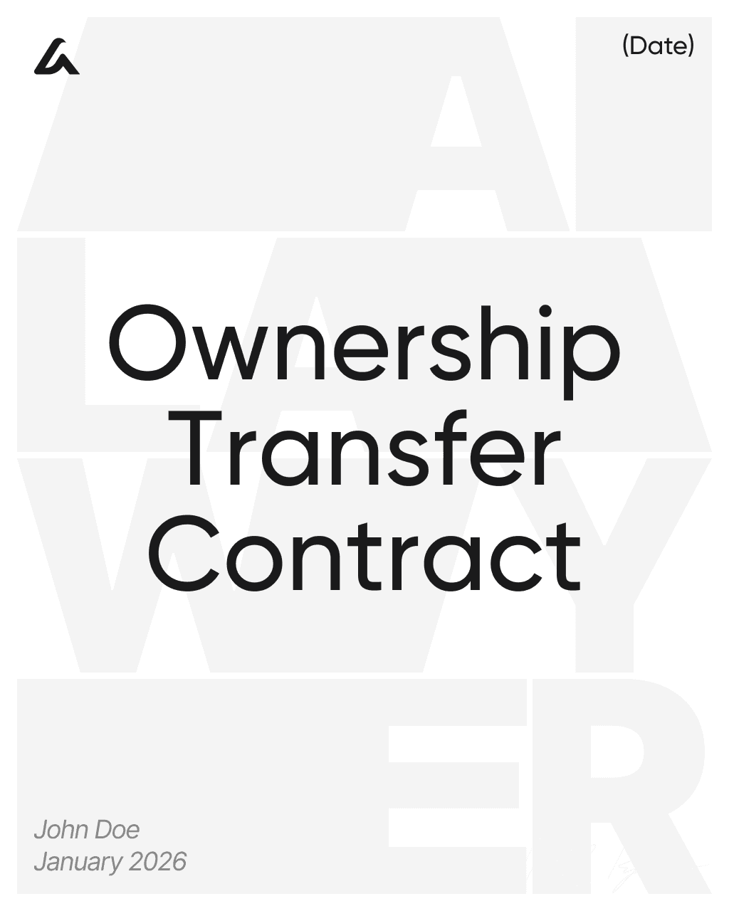 Ownership Transfer Contract