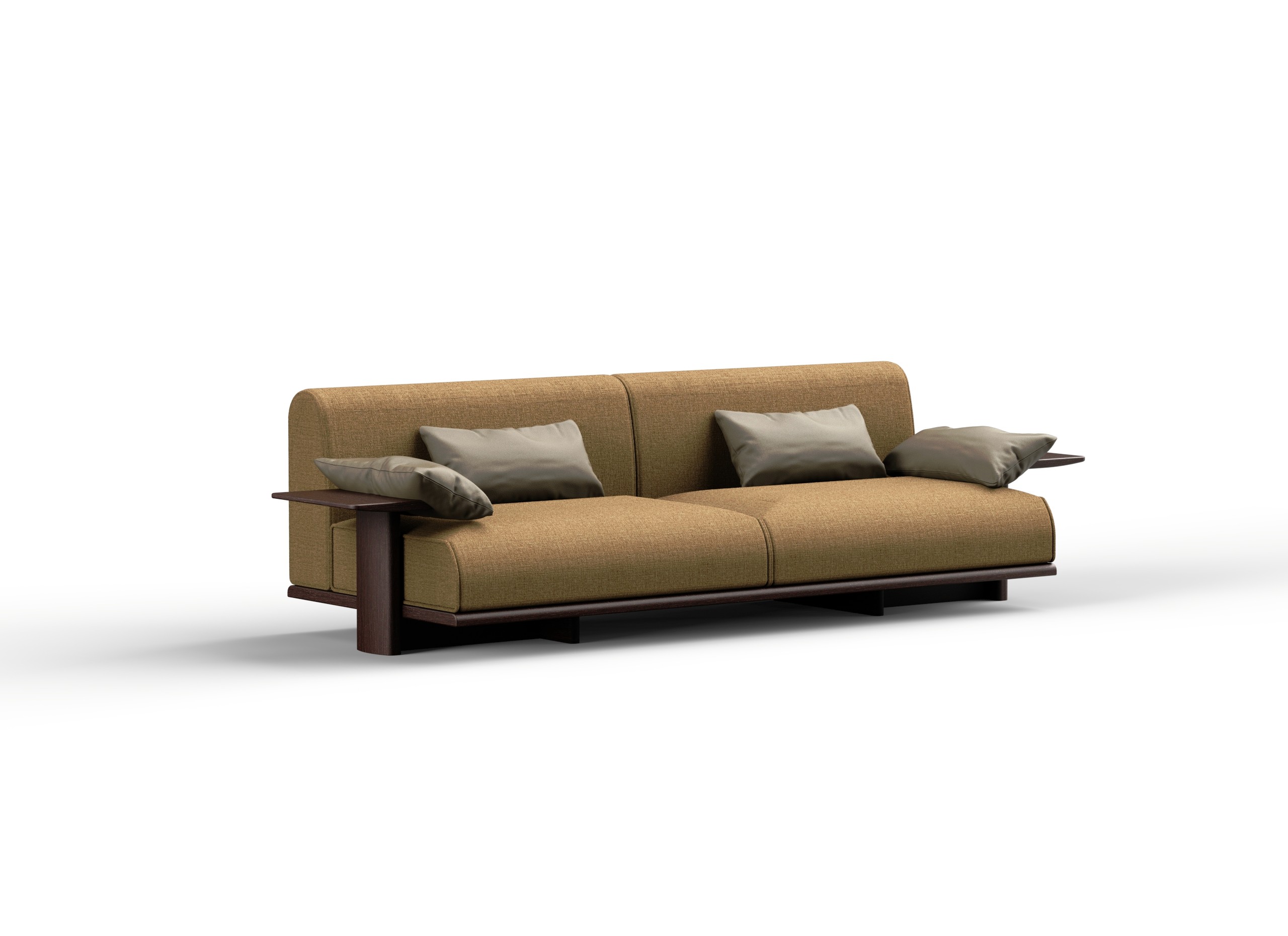 Luxury coastal residence with open-air living space and ocean views at sunset.