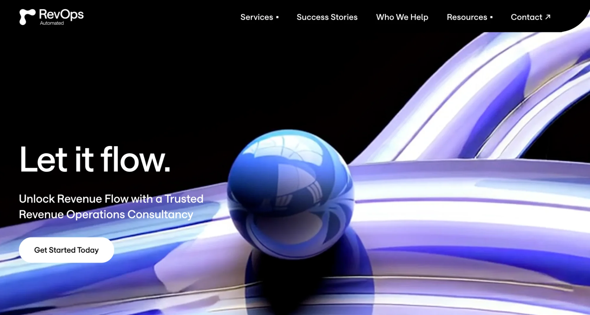 RevOps Automated homepage: HubSpot and Salesforce revenue operations consultancy