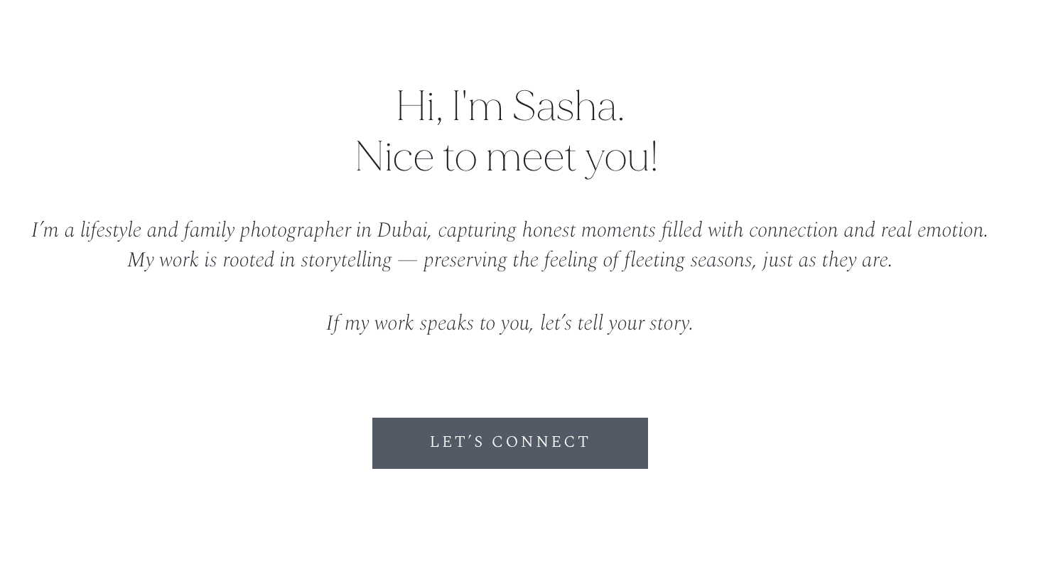 New website focus portfolio_page about