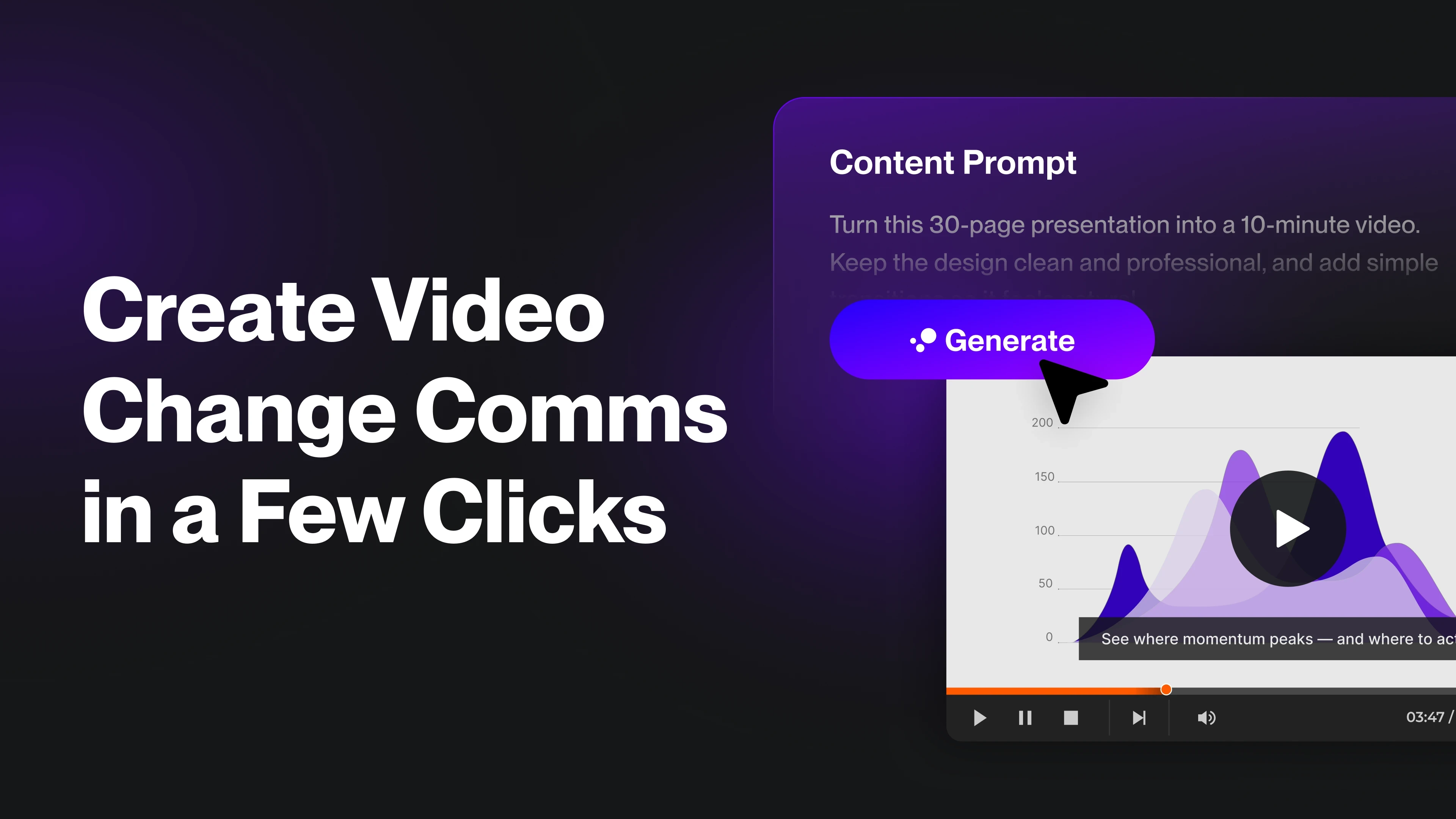 Generate Video Change Comms in Minutes on Tigerhall