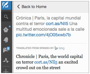 Bing Translator Twitter TweetDeck