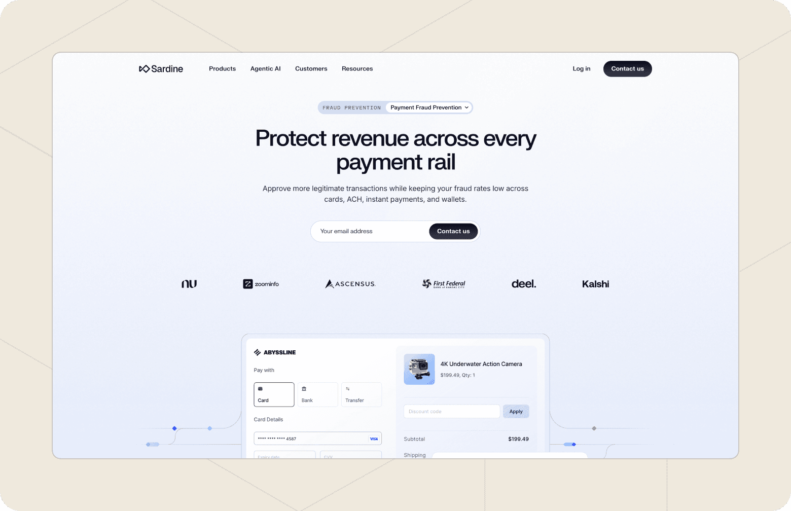 Sardine website