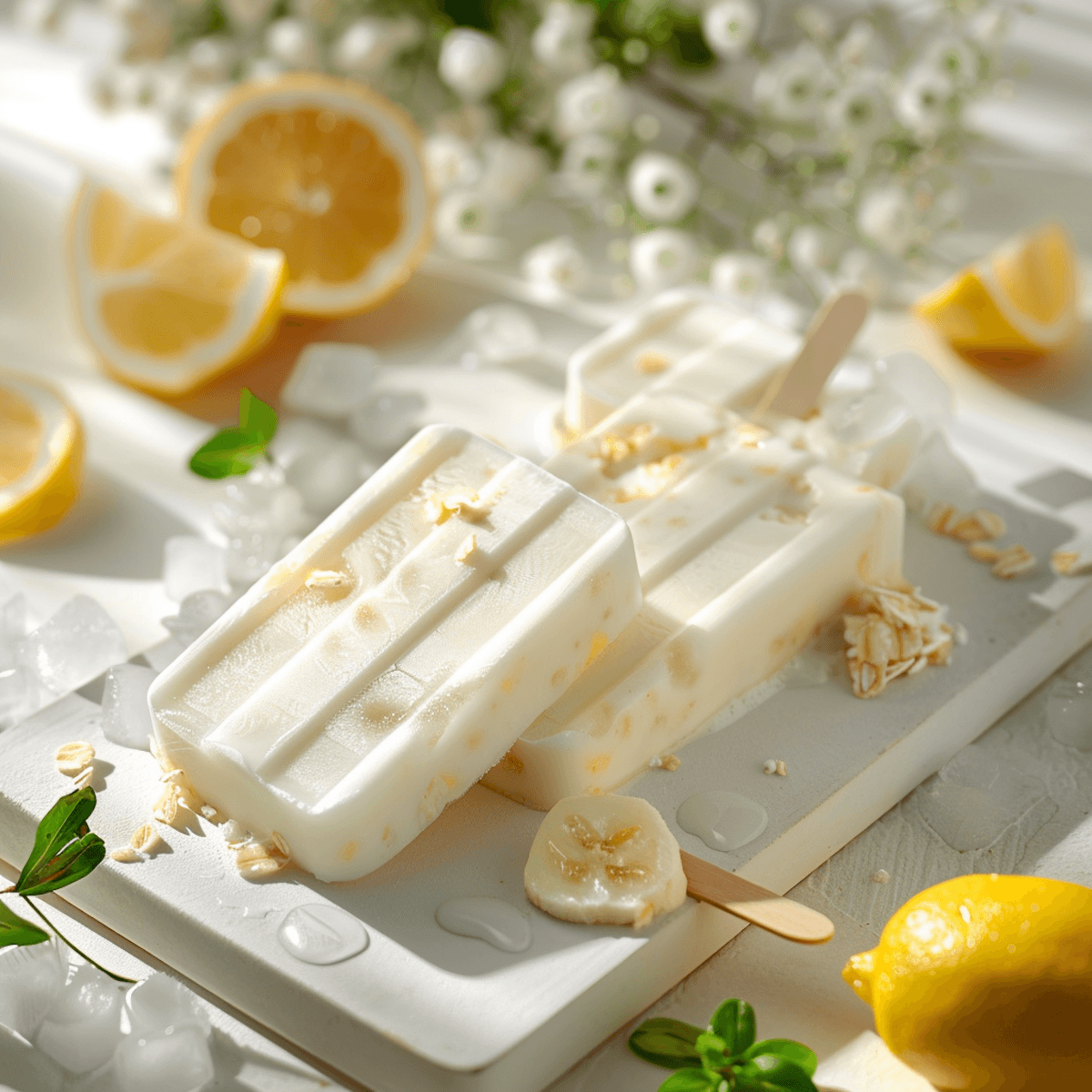 lemon and vanilla flavored cake