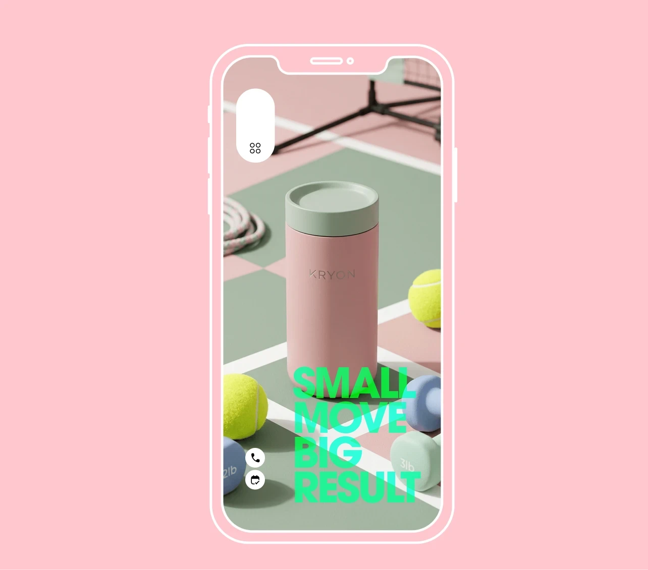 Minimal composition, warm tones