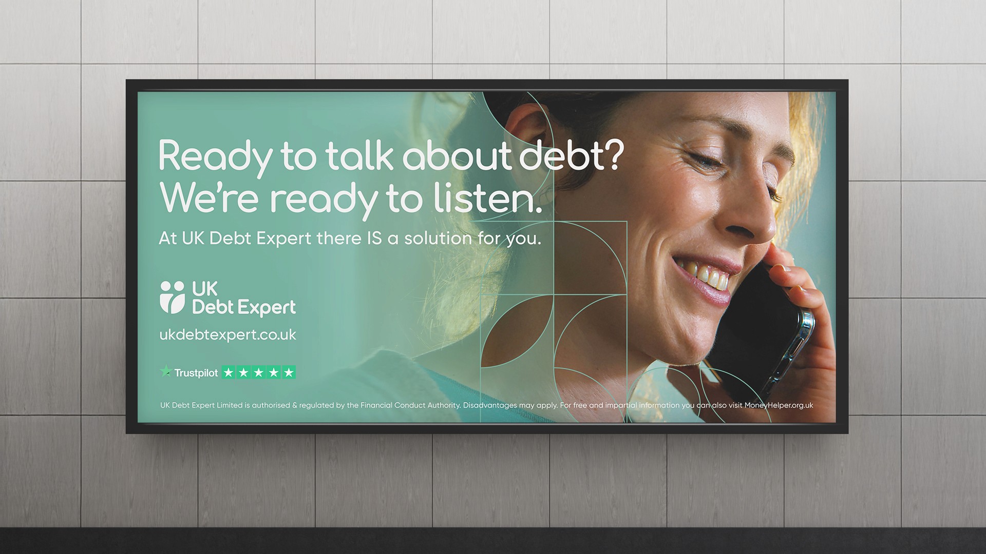 UK Debt Expert Subway Poster