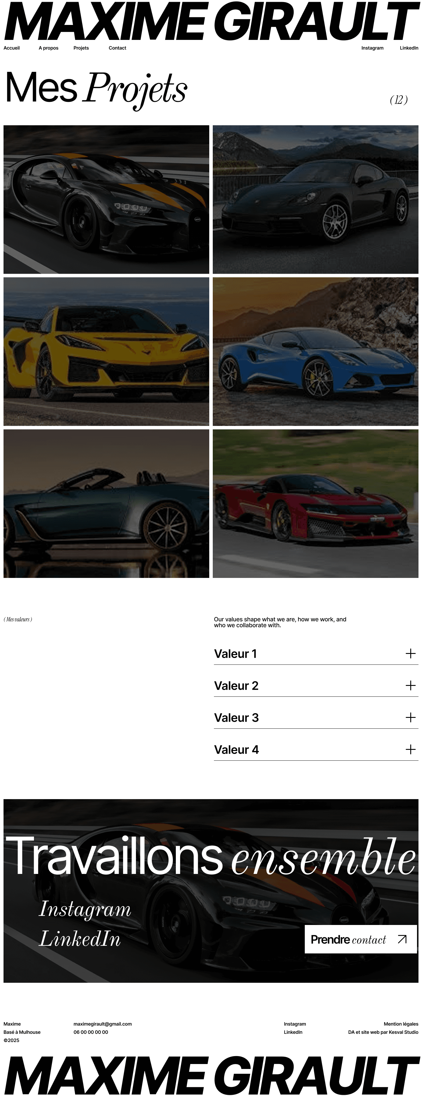 Projet UX/UI et web design moderne réalisé avec Figma, présentant une interface claire, interactive et centrée sur l’expérience utilisateur.