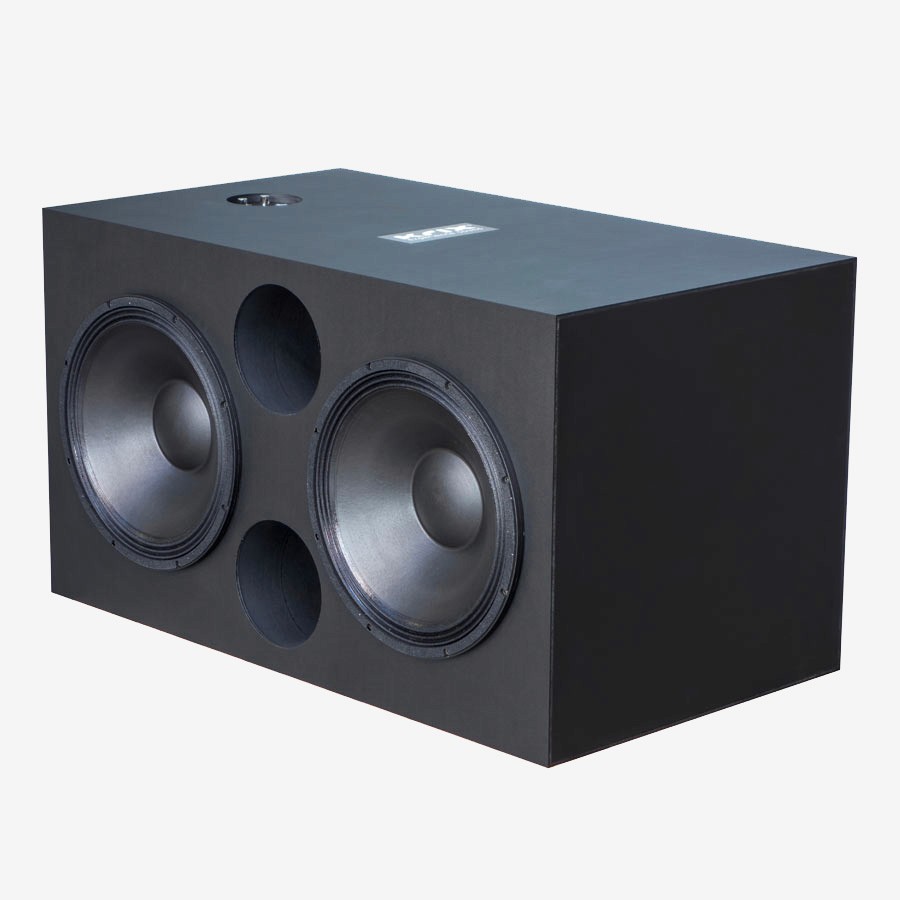 Dual speaker subwoofer enclosure