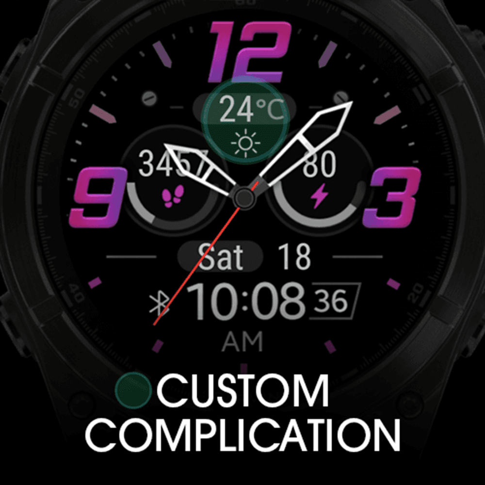 Garmin Watch displaying a modern watch face