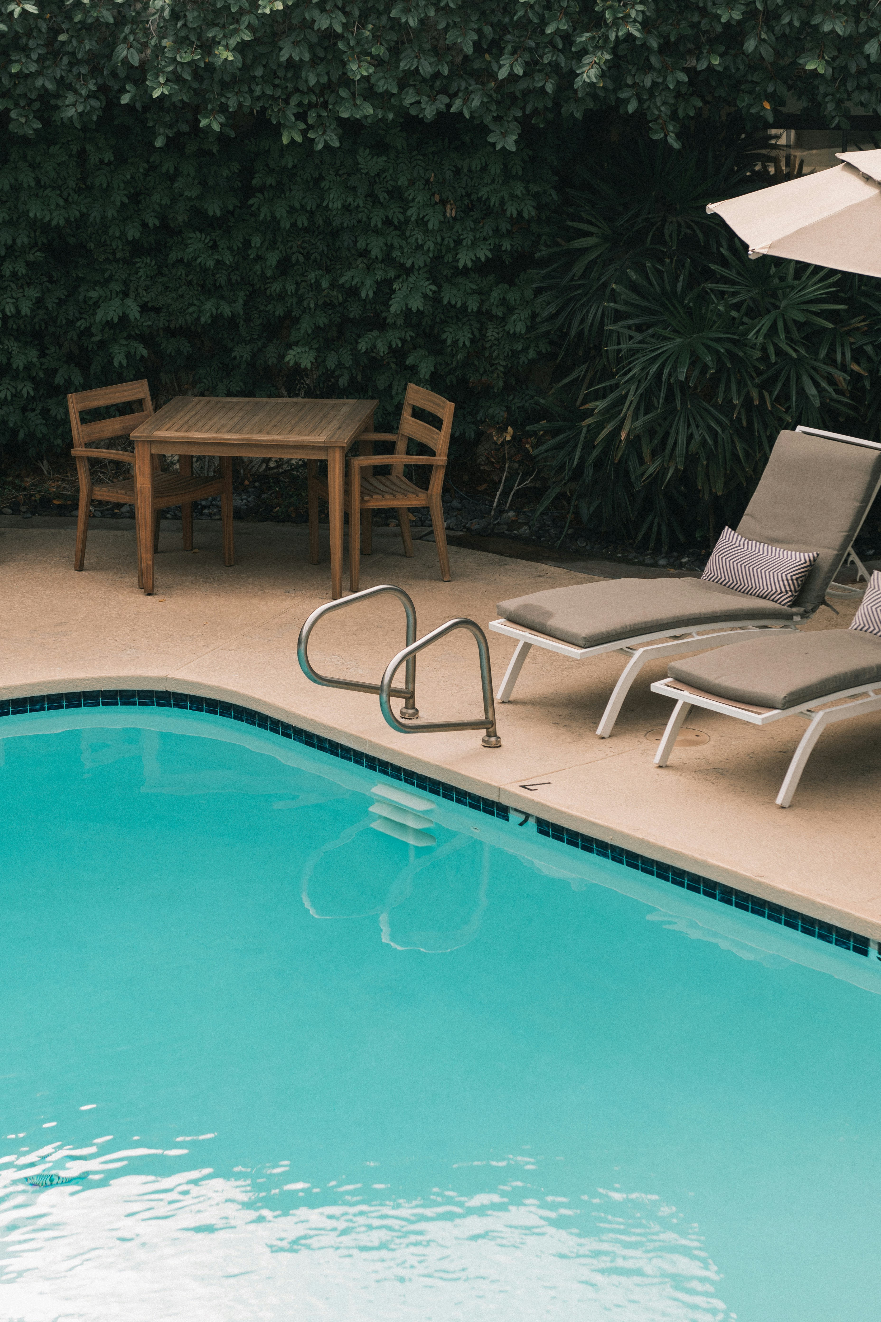 A poolside view