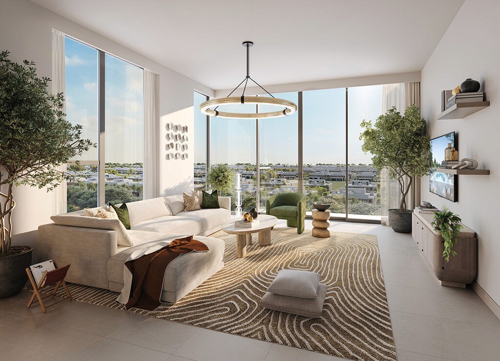 Golf Hillside Living Room