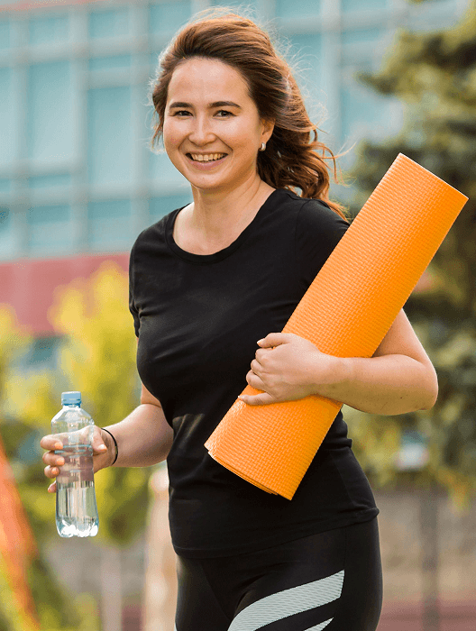 Image of yoga instructor