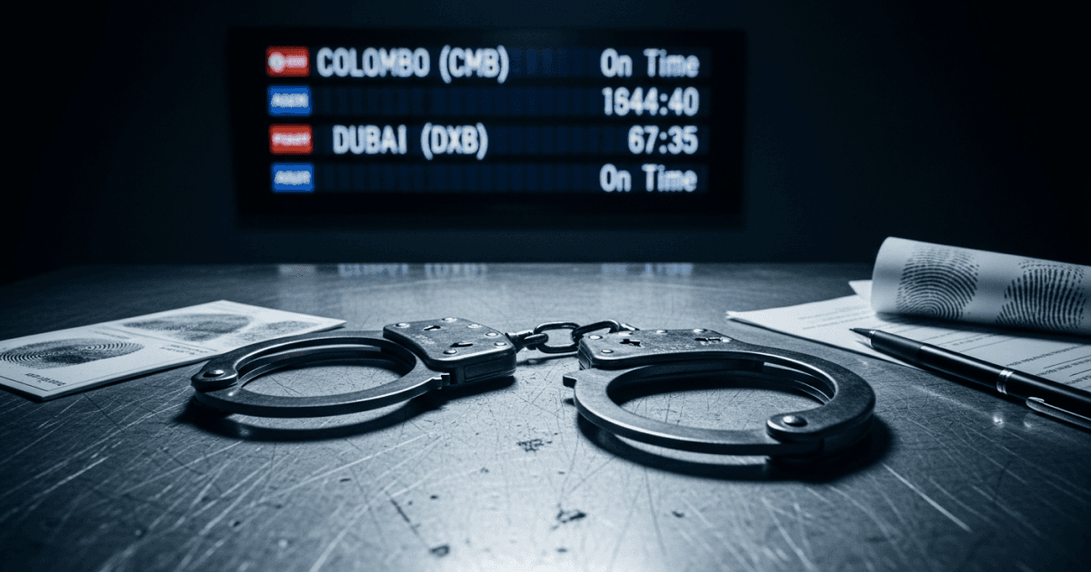 Underworld Leader 'Bus Lalith', Who Operated from Dubai, Arrested