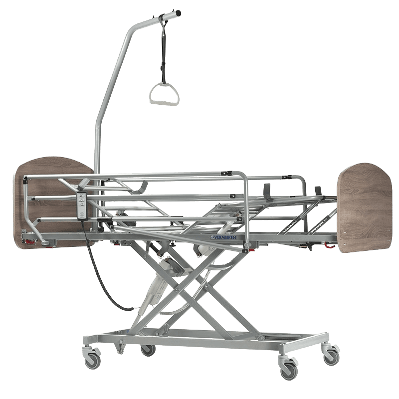 Cama articulada con carro elevador illico