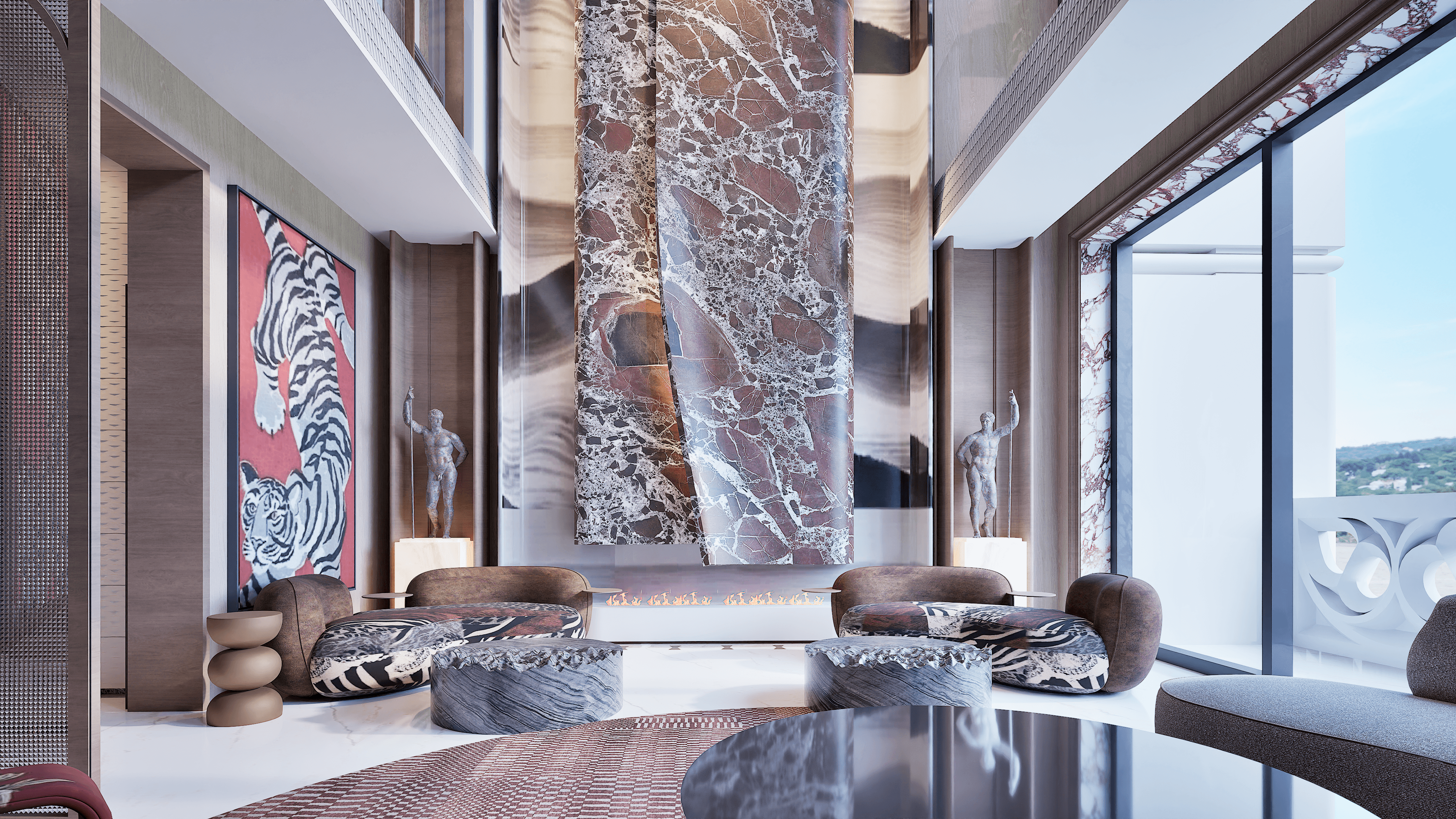Project showcase image featuring a modern, refined interior.
